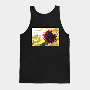 Ending Soul Violence/Red Sunflower Tank Top